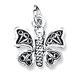 Pendant - Sterling Silver Filigree Butterfly Charm