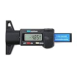 FLOVEMEデジタル デプスゲージ タイヤ溝 測定 (ブラック)