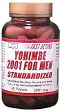Only Natural - Yohimbe 2001 For Men, Standardized 60 Tabs