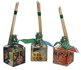 Greenair All Natural Aromatherapy Reed Diffuser -Warm Vanilla Sugar, Lavender Berry and Cinnamon Spice, 2.2 oz. (pack of 3)