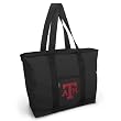 Texas A&M Tote Bag Black Deluxe Aggies Logo - For Travel or Beach Best Unique Gift Ideas for Her, Women, or Ladies