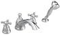 American Standard 2373.921.002 Enfield Deck-Mounted Tub Filler, Chrome