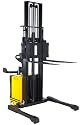 Mobile APS33-138-A Self-Propelled All-Purpose Electric Stacker, 2.5" - 138" Lift Height, 42" Length x 4" width Fork, 3300 lbs Load Capacity