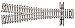 ATLAS MODEL 2057 Code 55 3.5 Wye Turnout N
