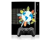 World Peace Black Design PS3 Playstation 3 Body Protector Skin Decal Sticke ....
