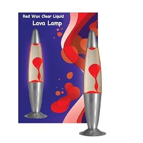 Red Clear Lava Motion Lamp