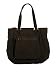Vera Bradley Microfiber Tote Bag (Black)