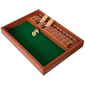 Klappenspiel braun mit W�rfelfl�che, 12 Klappen