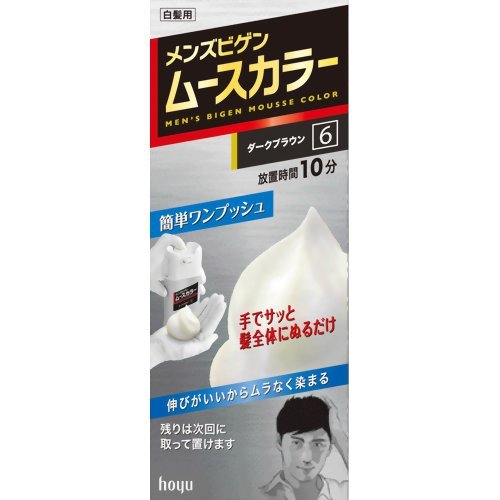 メンズビゲン ムースカラー 6 ダークブラウン