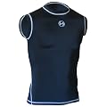 SUB Sports DUAL Compression Fit Baselayer Sleeveless Cap Sleeve Top