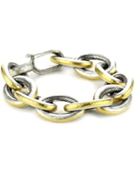 GURHAN "Galahad" Silver with High Karat Gold Accents Bracelet