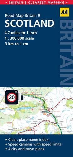 gb09 scotland 1200k road map britain