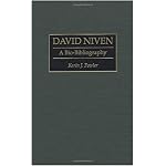 David Niven: A Bio-Bibliography (Bio-Bibliographies in the Performing Arts) book cover