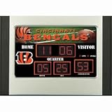 Cincinnati Bengals Scoreboard Desk & Alarm Clock