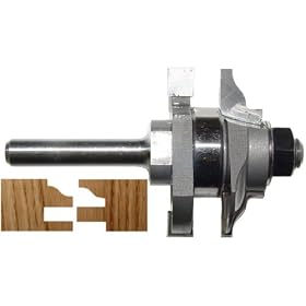 Magnate 9001 Reversible Stile & Rail Router Bits - Ogee Profile; 7/8" Cutting Height
