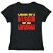 T-Shirt Womens Black " LOOKING FOR A BITCH FOR MY Labradoodle " Dogs