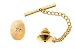 14K Yellow Gold Diamond Starburst Tie Tack