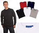 Langarm Basic Shirt Gr. S - 6XL diverse Farben
