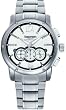 Triumph 3048-11 Mens White Steel Chronograph Watch