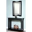 "Mission Black" Console & Mirror By Powell Furniture