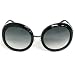 Giorgio Armani Designer Fashion Sunglasses AUTHENTIC Womens Dark Palladuim Silver Metal GA 578/K/S KKLLF