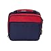 Insulated Lunch Bag - Multi-Compartment Bento Box Carrier Tote - For Kids and Adults - Navy and Red