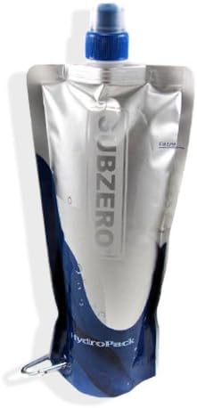 Hydropack - BPA Free Foldable Water Bottle and Freezable Ice Pack with Carabiner