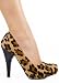 Sexy Unique Animal Print Fuzzy Pump from Hot Fash Shoes - NORAH Leopard