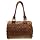 Small Studded Skull Fashion Grab Bag Tan
