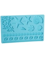 Wilton Fondant and Gum Paste Silicone Mold, Sea Life