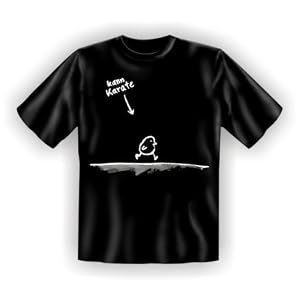 Funshirts mit Sprüchen , Fun T-Shirt mit Spruch - KANN KARATE - Grösse S M L XL XXL