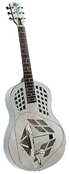 Regal RC-51 Metal-Body Tricone Guitar (Silver)