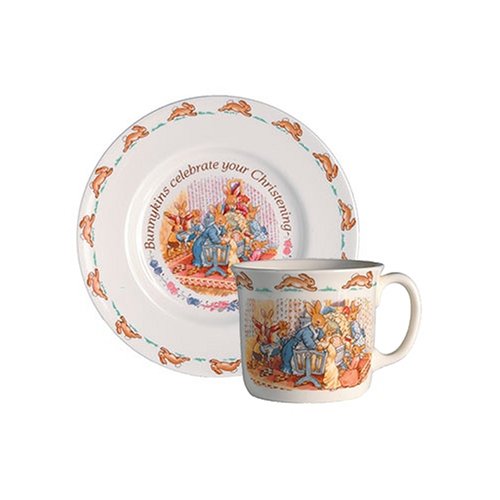 Bunnykins Christening set