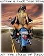NOTHING IS FINER THAN RIDING AT THE CRACK OF DAWN - RIDE ME T-SHIRT