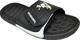 NHL Men's Hockey Slide Casual Shoes,Pittsburgh Penguins/Black,S M US