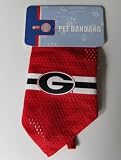 Georgia University Bulldogs Pet Dog Football Jersey Bandana S/M
