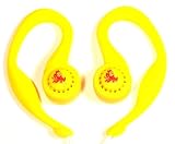 Koss Arizona State SportClip Earphones with Wind Up Storage Case for MP3, CD, DVD Players, Yellow