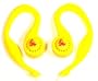 Koss Arizona State SportClip Earphones with Wind Up Storage Case for MP3, CD, DVD Players, Yellow