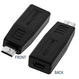Universal Mini-USB to Micro-USB Adapter - Black