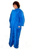 Grand Imagination Snug Mee Boys Coral Fleece Blanket with Sleeves and Embroidery, Blue 414y7HoIqiL. SL160 Grand Imagination Snug Mee Boys Coral Fleece Blanket with Sleeves and Embroidery, Blue