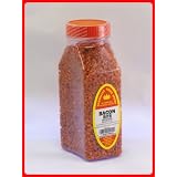BACON BITS FRESHLY PACKED IN LARGE JARS, spices, herbs, seasonings