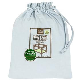 Kushies Certified Organic Play Pen Fitted Sheet
