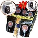 Dogs Poodle - Black and white Toy Poodle - Coffee Gift Baskets - Coffee Gift Basket