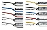 Renthal 7/8in Handlebar - Racer/Universal - Silver/Carbon 983-05-SY-01-185