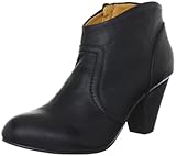 Buffalo London 411-8758 PARADISE LEATHER 135231, Damen Fashion Halbstiefel & Stiefeletten, Schwarz (BLACK 01), EU 39