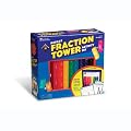 Learning Resources LER2075 Learning Resources Deluxe Fraction Tower Activity Set, 51 Cubes, 12 Cards, 1-6