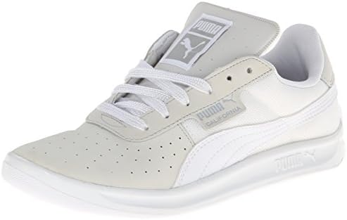 PUMA Women's California 2 Leather Sneaker,White/White/Gray Violet,7.5 B US