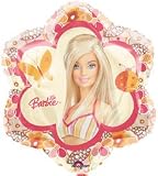 Barbie 18 Petal Shaped Foil Heliun Balloon