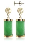 14 KT Yellow Gold Green Jade 14k Post Dangle Earrings Reviews 414yM%2Bv1IwL. SL160 14 KT Yellow Gold Green Jade 14k Post Dangle Earrings Reviews
