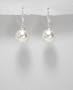 Freshwater Cultured Pearl Drop Earrings in Sterling Silver - Gems Couture